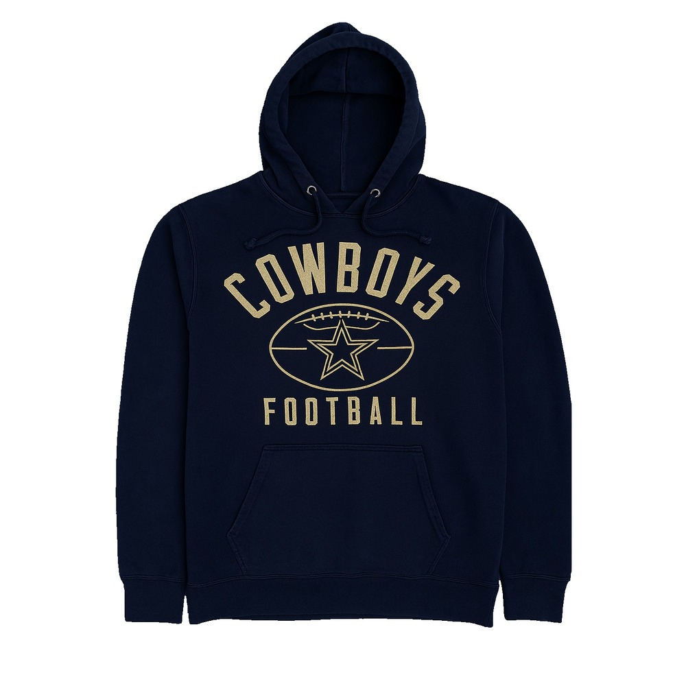 DALLAS COWBOYS Hoodie Size S Blue‎ Pullover Football Fan Gear NFL Unisex Sweatsh